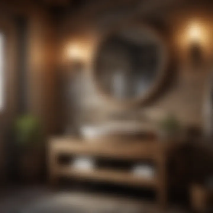 Rustic Charm in Modern Bathroom Decor Rustic Charm in Modern Bathroom Decor