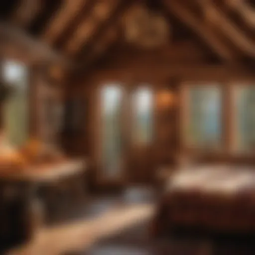 Rustic Charm Cabin Interior