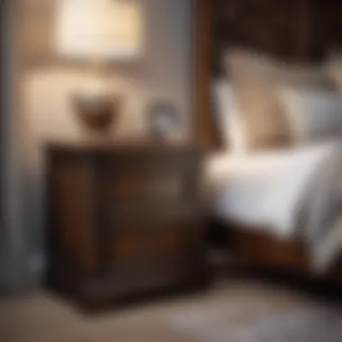 Rustic Nightstand with Drawer