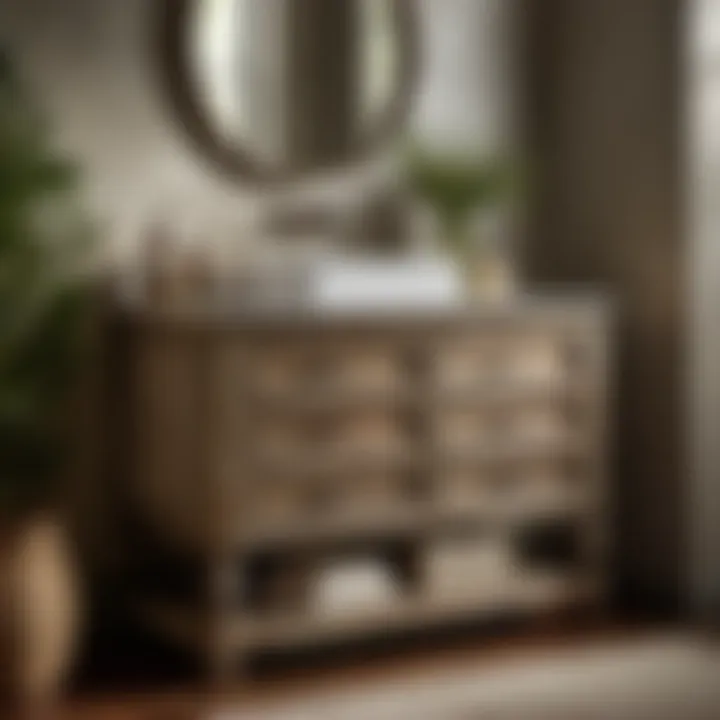 Charming Weathered Finish Vanity for Vintage Appeal Rustic 30-Inch Vanity with Weathered Finish
