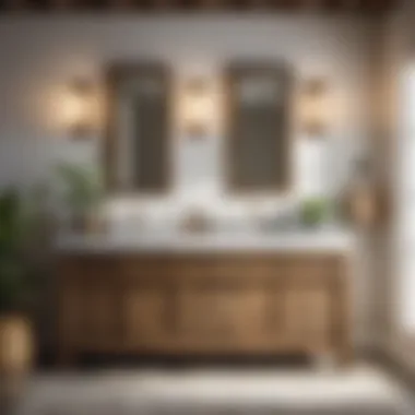 Rustic Wood Bathroom Vanity Option in Melbourne FL