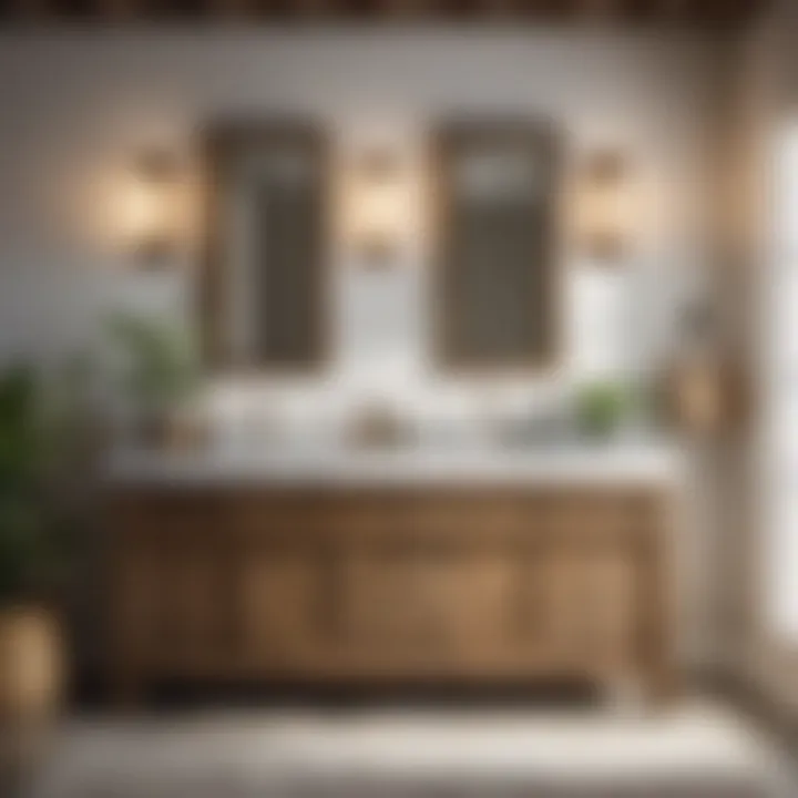 Rustic Wood Bathroom Vanity Option in Melbourne FL