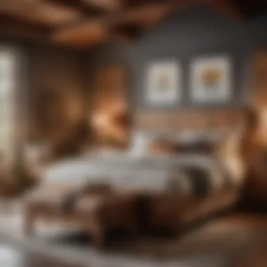 Embrace Nature: Rustic Charm for Your Bedroom Retreat Rustic Wooden Bedroom Set with Vintage Accents