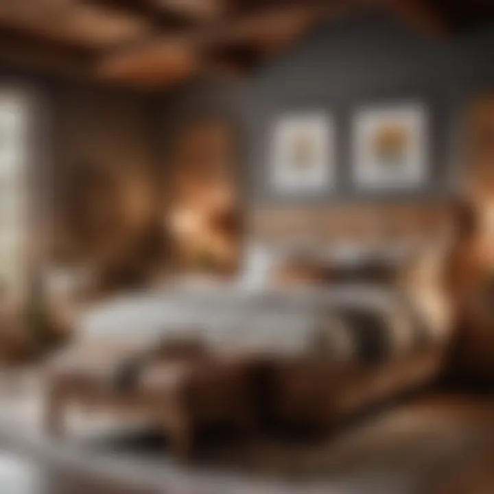 Embrace Nature: Rustic Charm for Your Bedroom Retreat Rustic Wooden Bedroom Set with Vintage Accents