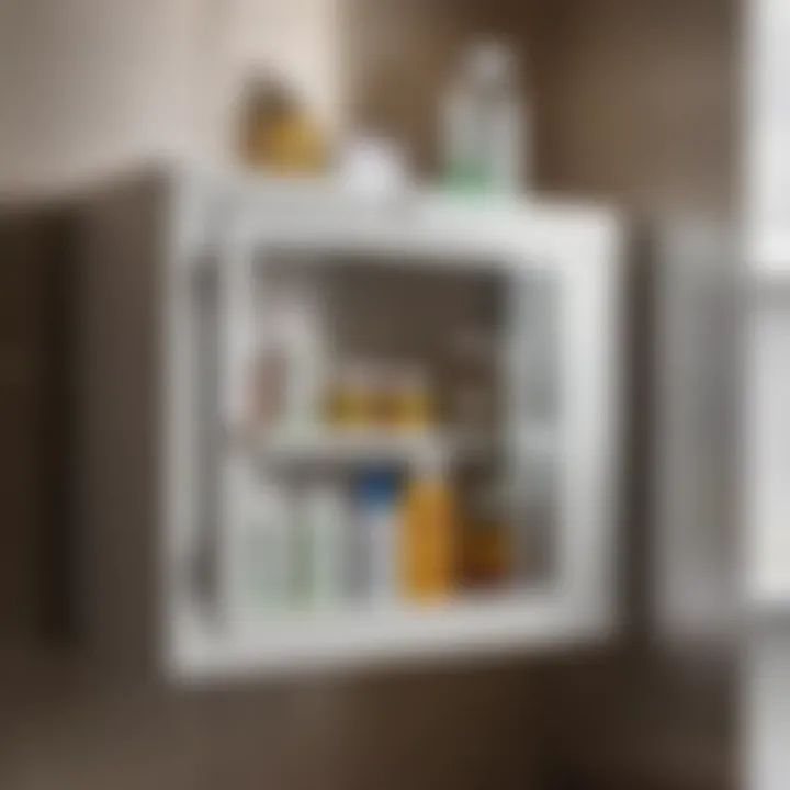 Safe and secure medicine cabinet with childproof lock