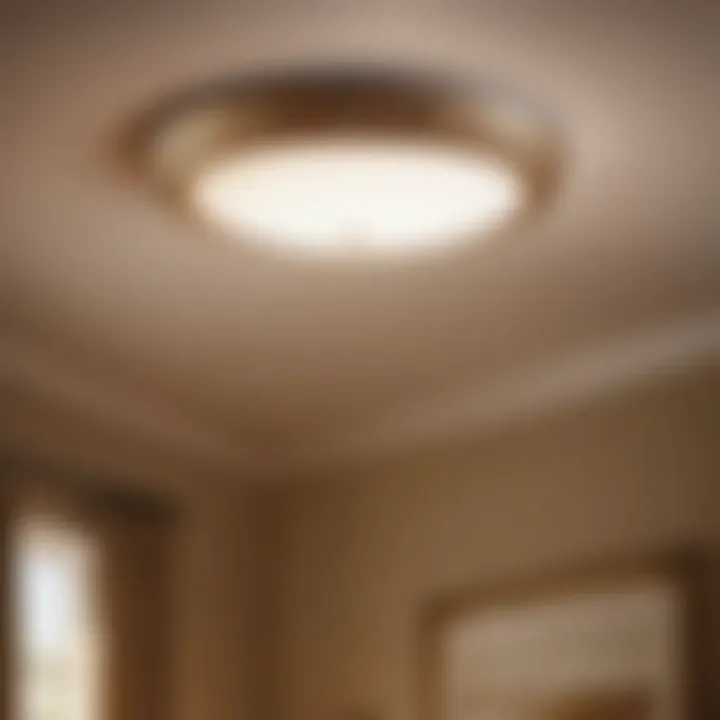 Safety features of flush mount ceiling heater