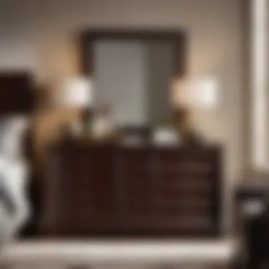 Modern Sauder Dresser in Espresso Wood