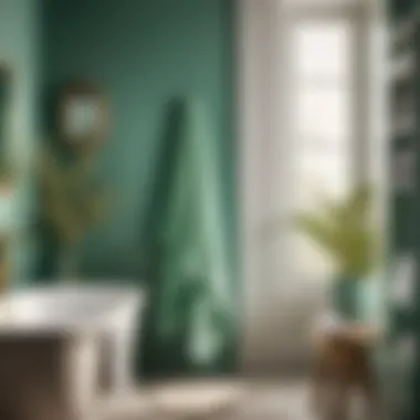 Sophisticated Seafoam Green Towels Hanging in Stylish Bathroom Seafoam Green Towels Hanging in Stylish Bathroom