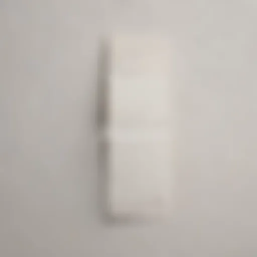 Different shades of white paint swatches