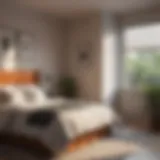 Energy Efficiency in Small Bedrooms Energy efficient air conditioning unit in a stylish small bedroom