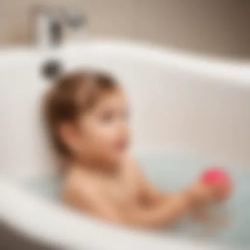 Innovative bath toy for sensory development