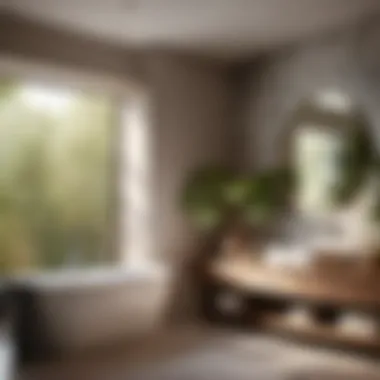 Peaceful Oasis Serene Bathroom Color Combination