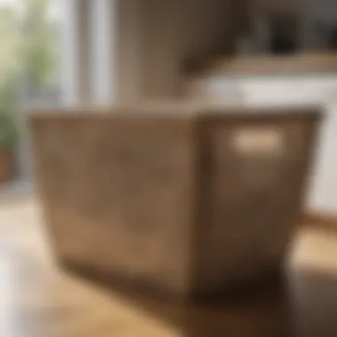 Eco-friendly materials used in the Seville Laundry Hamper for sustainable living