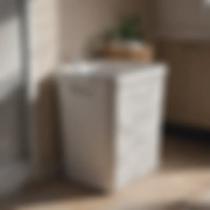Functional features of the Seville Laundry Hamper highlighting storage efficiency