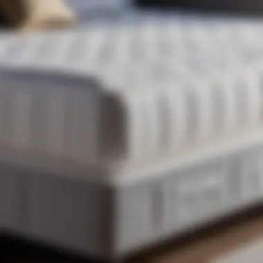 Ergonomic Features of Angel Bed Mattress Side view of ergonomic features in Angel Bed mattress for enhanced comfort