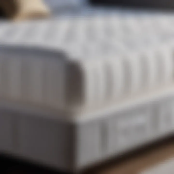 Ergonomic Features of Angel Bed Mattress Side view of ergonomic features in Angel Bed mattress for enhanced comfort