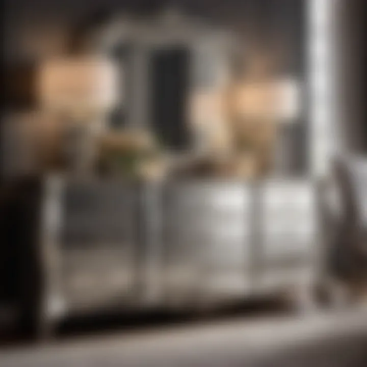 Chic Silver Glam Dresser