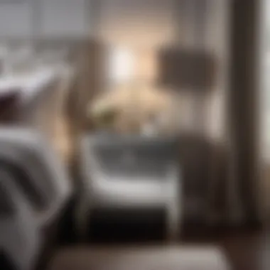 Stylish Silver Glam Nightstand