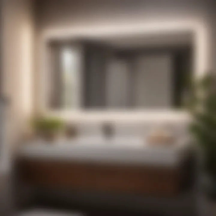 Silver LED Vanity Lights