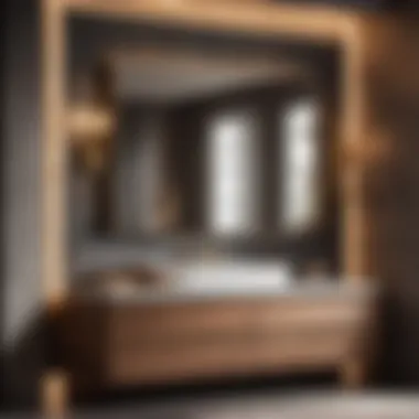 Chic Vanity Designs for Bathrooms Sleek bathroom vanities exhibited at the factory shop