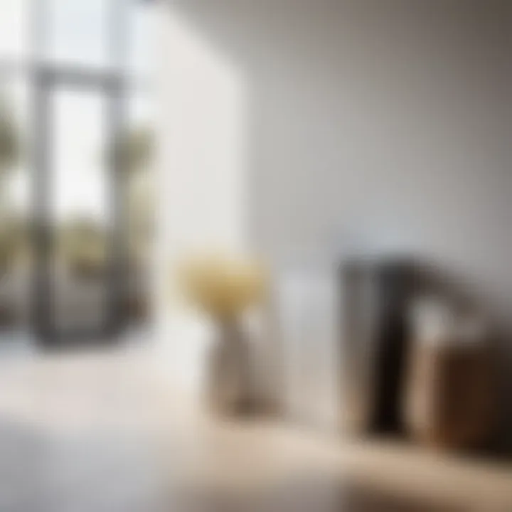 Elegant Integration in Contemporary Spaces Sleek blomus laundry bin in modern home interior