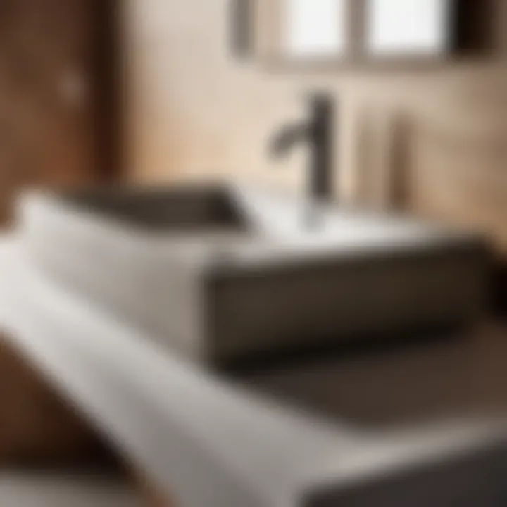 Minimalist Concrete Countertop Sink Design Sleek Concrete Countertop Sink