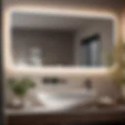 Innovative Bluetooth Speaker Bathroom Mirror's Sleek Design