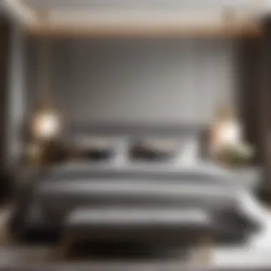 Sleek Sophistication: Modern Grey Bedroom Ensemble Sleek Grey Furniture Pieces Complementing Modern Decor