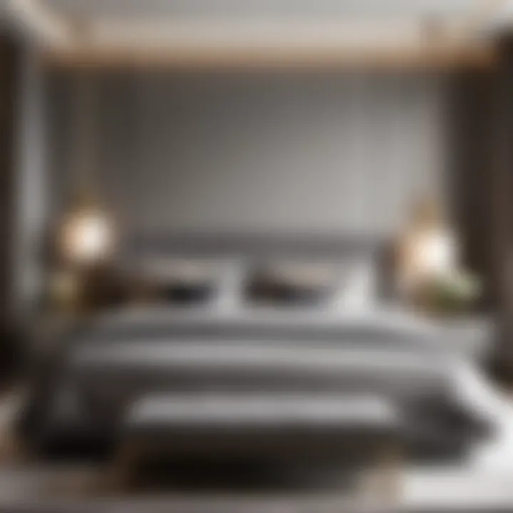 Sleek Sophistication: Modern Grey Bedroom Ensemble Sleek Grey Furniture Pieces Complementing Modern Decor