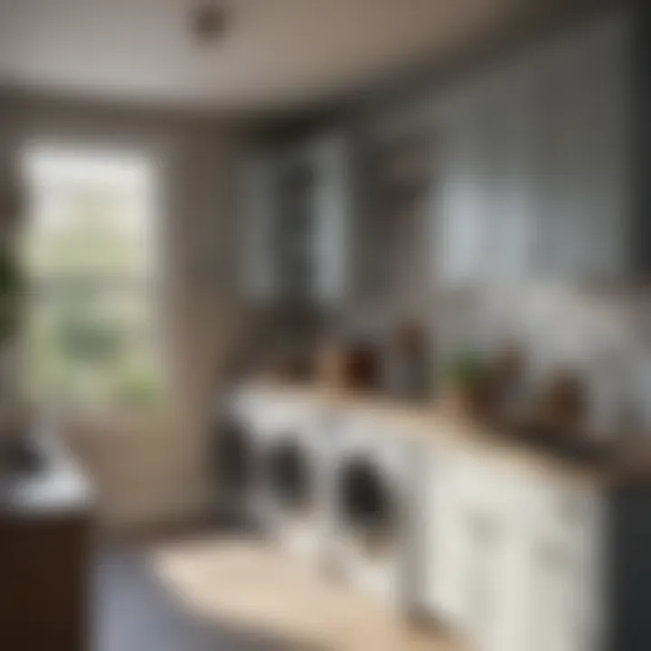 Functional Workspace Design Sleek Laundry Mudroom Countertops