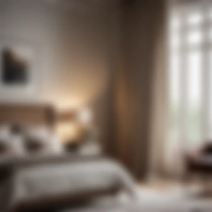 Sleek Linen Panel Bedroom Curtain Style