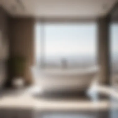 Sleek Minimalist Design Bathtub
