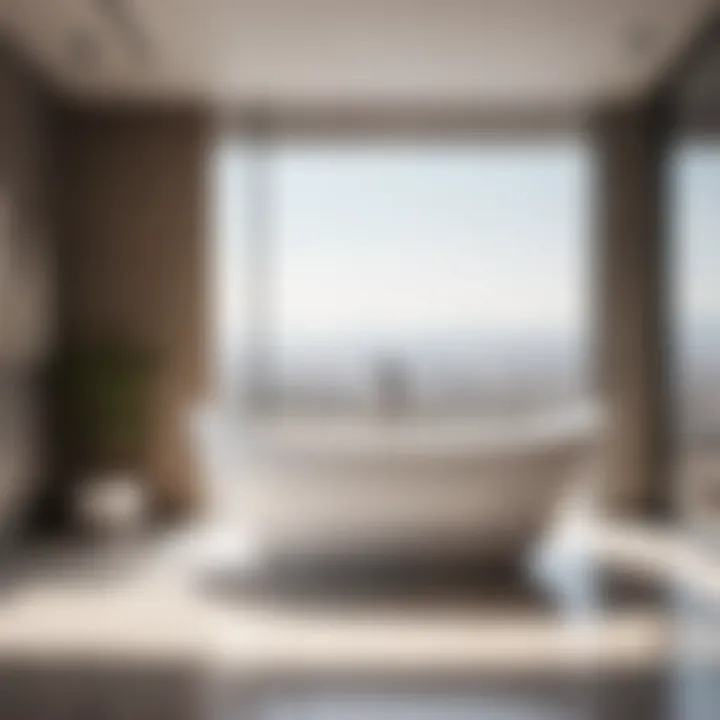 Sleek Minimalist Design Bathtub