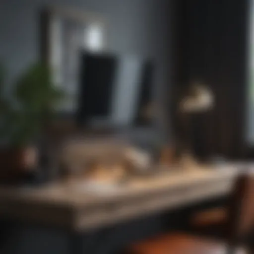 Sleek Minimalist Desk Setup