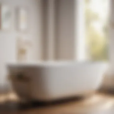 Sleek Minimalist Metal Bathtub Caddy Style Sleek Minimalist Metal Bathtub Caddy
