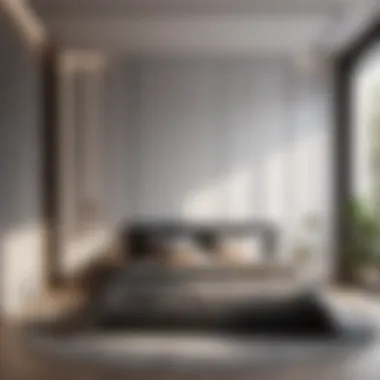 Minimalist Monochrome Wall Design Sleek Minimalist Monochrome Wall Design