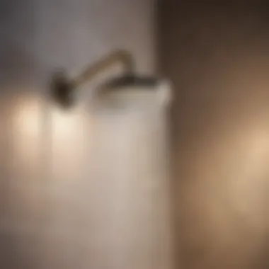 Streamlined Showerhead Design for Contemporary Spaces Sleek Minimalist Showerhead