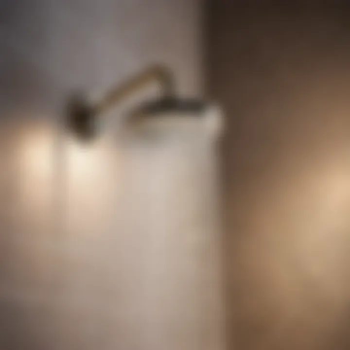 Streamlined Showerhead Design for Contemporary Spaces Sleek Minimalist Showerhead