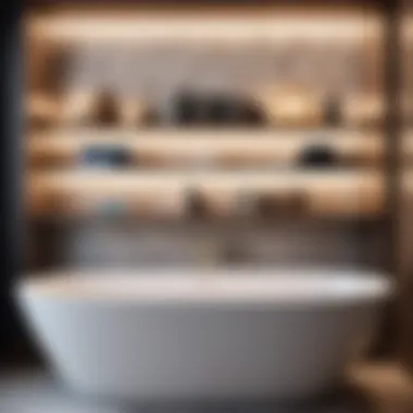 Contemporary Bath Bookshelf Aesthetic Sleek and Modern Bath Bookshelf
