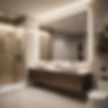 Sleek Modern Bathroom Showcase in a New Jersey Store