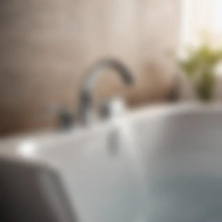 Contemporary Style Statement Sleek and Modern Bathtub Faucet