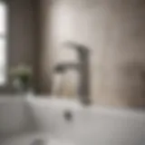 Sleek Modern Design of Moen Genta Bathroom Faucet