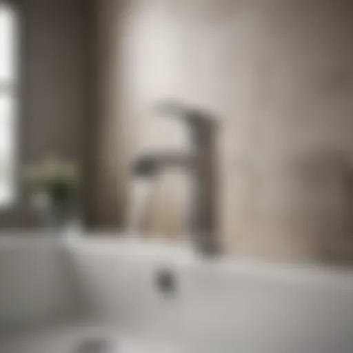 Sleek Modern Design of Moen Genta Bathroom Faucet