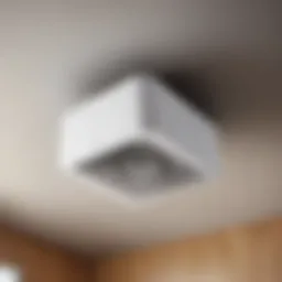 Sleek and Modern Exhaust Fan Design in Bathroom