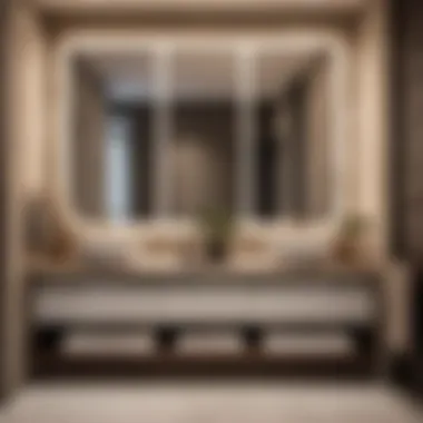 Contemporary Chic: Integrated Double Vanity Sleek Modern Double Bathroom Vanity with Integrated Sinks
