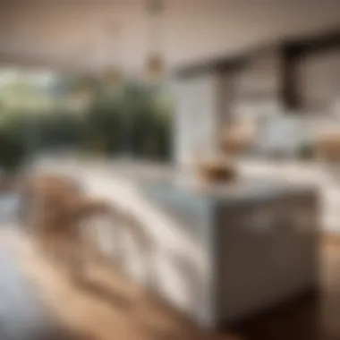 Sleek Modern Kitchen Island Design