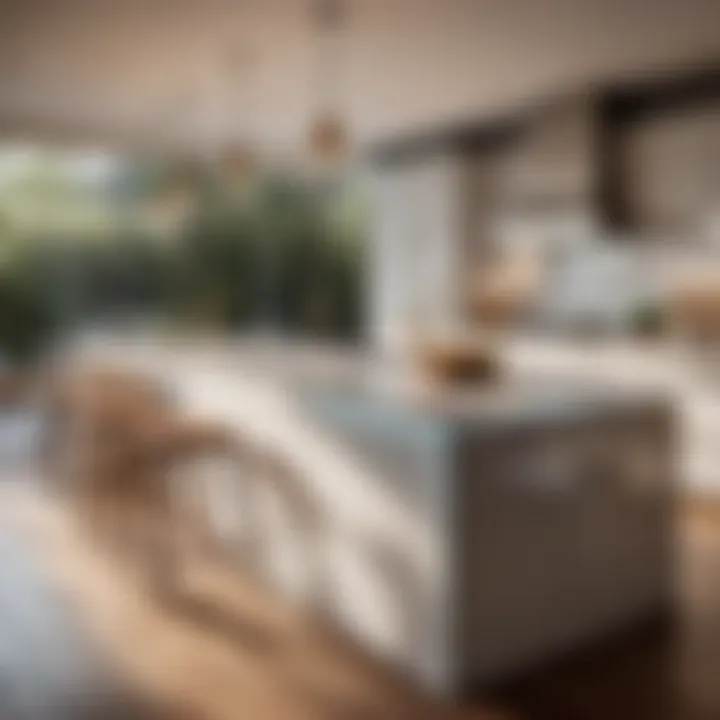 Sleek Modern Kitchen Island Design