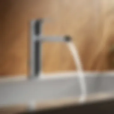 Sleek Modern Design Aesthetics Kohler faucet showcasing sleek modern design