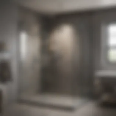 Contemporary Glass-Enclosed Shower Design Sleek Modern Shower Design with Glass Enclosure
