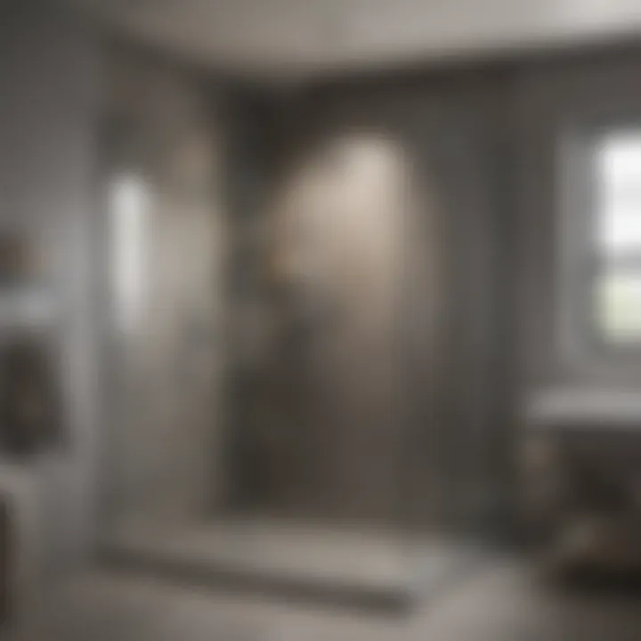 Contemporary Glass-Enclosed Shower Design Sleek Modern Shower Design with Glass Enclosure